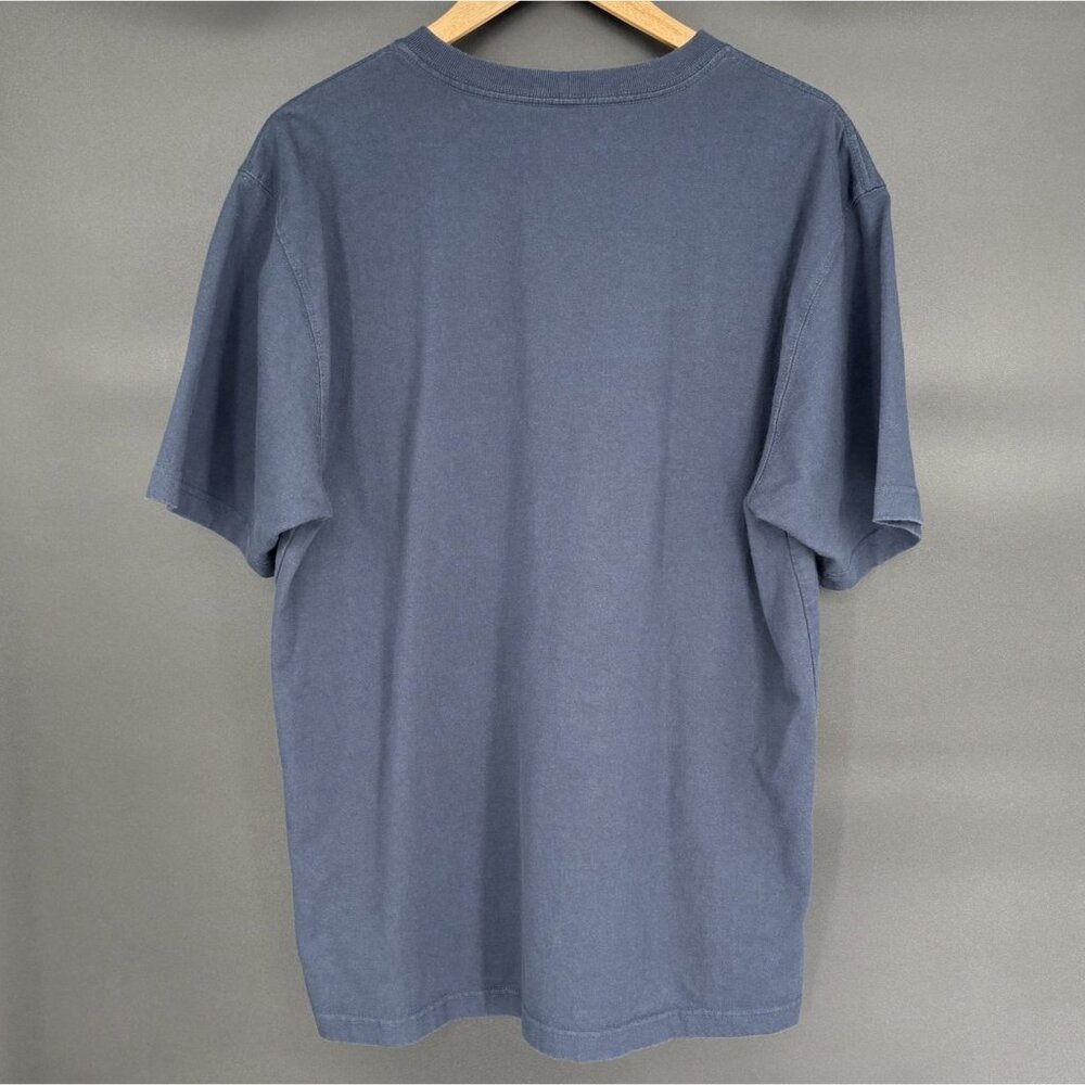 Carhartt Men's Loose Fit Logo Graphic T-Shirt Size M Navy Blue 100% Cotton - Picture 2 of 9